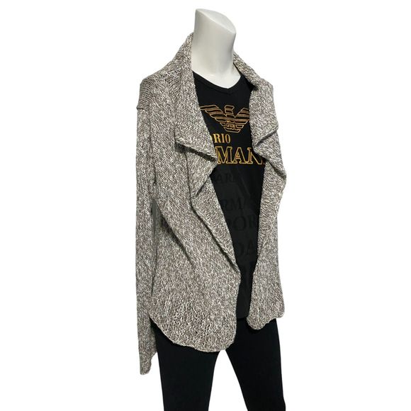 Eileen Fisher Cotton Nubble Marled Knit Open Cardigan Sweater Sz M EUC - Picture 8 of 12